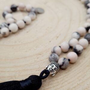 mala mit zebra jade