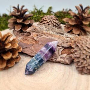 Amethyst- Fluorit Spitze