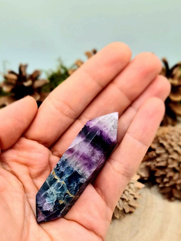 Amethyst- Fluorit Größe